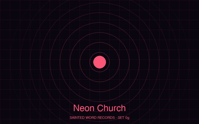 Neon Church set